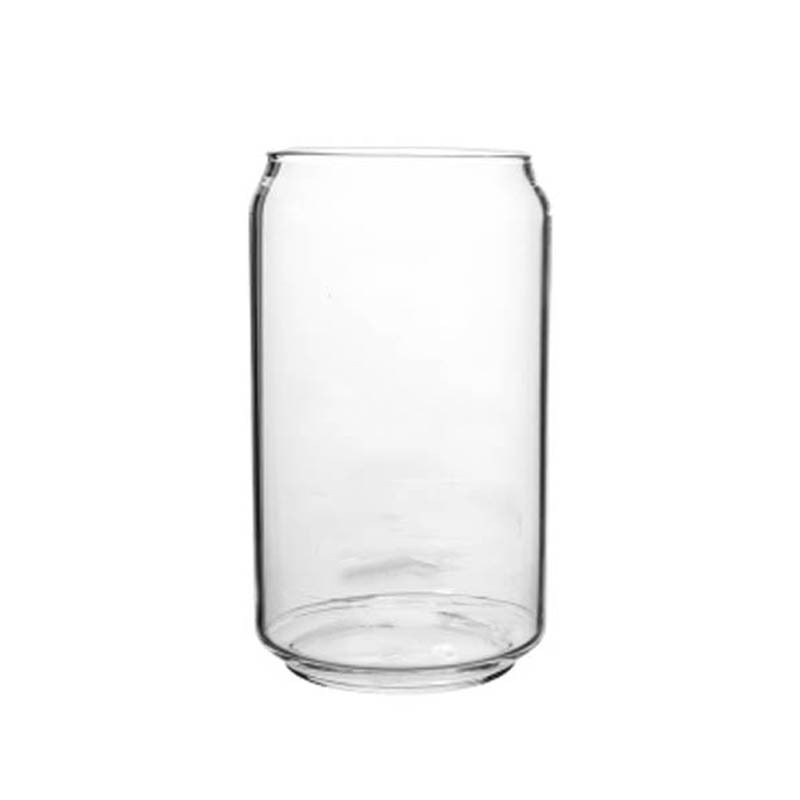 Can Shaped Glass Jar
